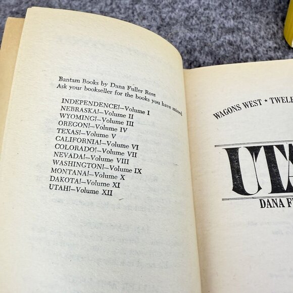 ✅Wagons West Series Dana Fuller Ross Idaho Wisconsin Texas Oregon Washington Uta - Picture 4 of 5